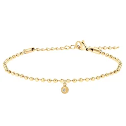 So Charm Bijoux Bracelets<Bracelet Femme So Charm - BD2386-DORE-DIAMANT - Bracelet Mode Doré