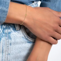 So Charm Bijoux Bracelets<Bracelet Femme So Charm - BD3183-DORE-DIAMANT - Bracelet Mode Doré