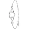 So Charm Bijoux Bracelets<Bracelet Femme So Charm - B4191-ARGENT - Bracelet Coeur Argenté