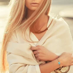 So Charm Bijoux Bracelets<Bracelet Femme So Charm - B4275-DORE-TURQUOISE - Bracelet Mode Doré