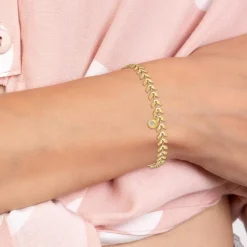 So Charm Bijoux Bracelets<Bracelet Femme So Charm - BD2882-DORE-DIAMANT - Bracelet Mode Doré