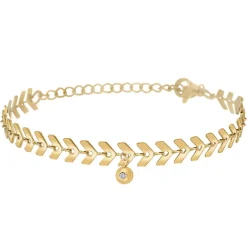 So Charm Bijoux Bracelets<Bracelet Femme So Charm - BD2882-DORE-DIAMANT - Bracelet Mode Doré