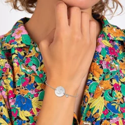 So Charm Bijoux Bracelets<Bracelet Femme So Charm - BD2281-ARGENT-S-DIAMANT - Bracelet Initial Argenté