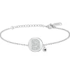 So Charm Bijoux Bracelets<Bracelet Femme So Charm - BD2693-ARGENT-B-DIAMANT - Bracelet Argenté Lettre