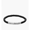 Fossil Bijoux Bracelet<Bracelet JF00510797 - Bracelet Cuir Acier Homme