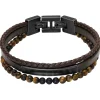 Rochet Bracelet<Bracelet HB6693 Multi-rangs Marron pour Homme
