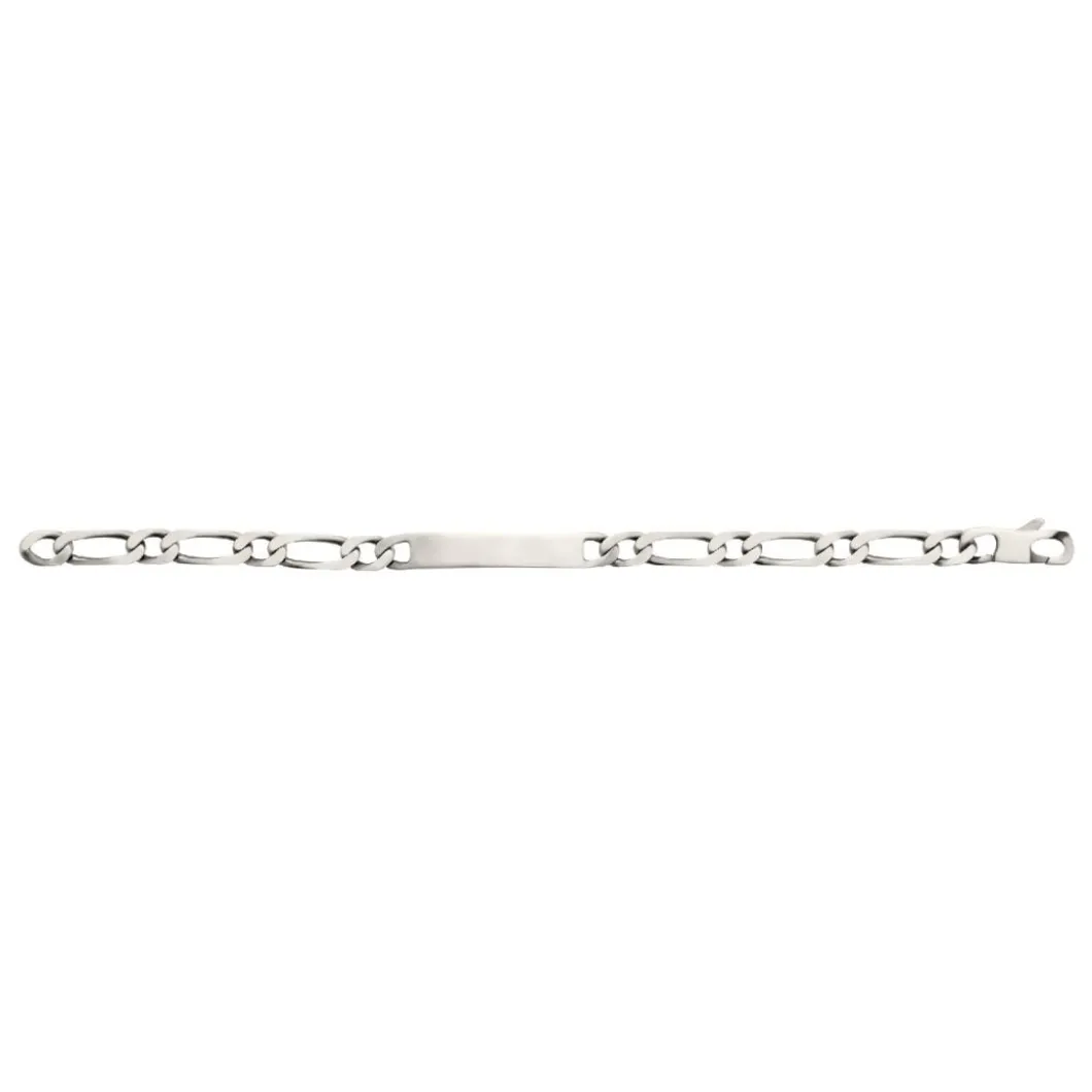 Maison de la Bijouterie Bracelet<Bracelet Homme argent chainage figaro 1-1 7mm 53ZW0WYZ