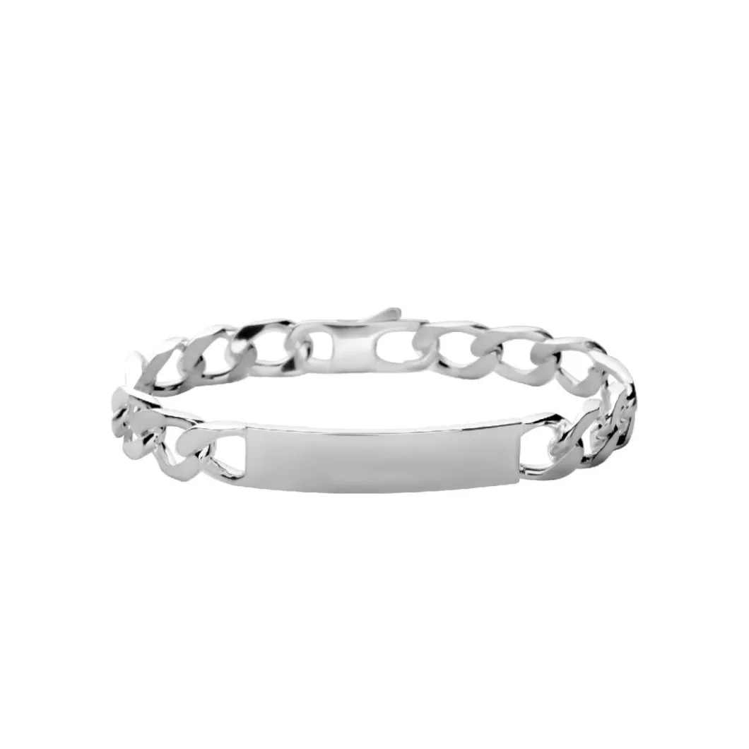 Maison de la Bijouterie Bracelet<Bracelet Homme argent chainage figaro 53300UYY Argent