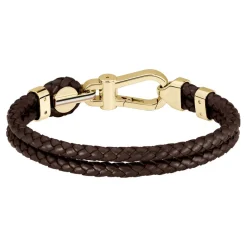Boss Bijoux Bracelet<Bracelet Homme Ares Prime - 1580700M Acier, Cuir Marron