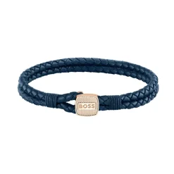 Boss Bijoux Bracelet<Bracelet Homme Seal - 1580668M Cuir, Acier Doré