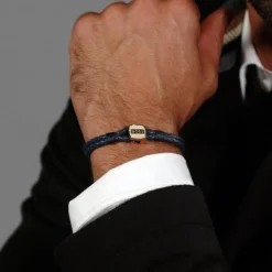 Boss Bijoux Bracelet<Bracelet Homme Seal - 1580668M Cuir, Acier Doré