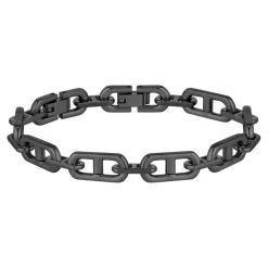 Boss Bijoux Bracelet<Bracelet Homme Kode Chain-1580728M Acier Argent, Noir
