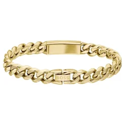 Boss Bijoux Bracelet<Bracelet Homme Kassy Emblem - 1580680M Acier Doré