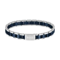 Boss Bijoux Bracelet<Bracelet Homme Metal Links Essentials - 1580664 Acier Bleu