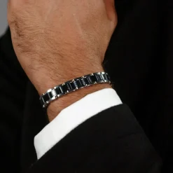 Boss Bijoux Bracelet<Bracelet Homme Metal Links Essentials - 1580664 Acier Bleu