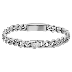 Boss Bijoux Bracelet<Bracelet Homme Kassy Emblem - 1580679M Acier Argent