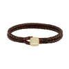 Boss Bijoux Bracelet<Bracelet Homme Seal - 1580667M Cuir, Acier Doré