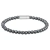 Boss Bijoux Bracelet<Bracelet Homme Sphere Beads-1580790M Acier Argent, Gris
