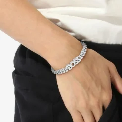 Boss Bijoux Bracelet<Bracelet Homme Kassy - 1580513M Acier Argent