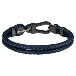 Boss Bijoux Bracelet<Bracelet Homme Ares Prime - 1580701M Acier, Cuir Bleu