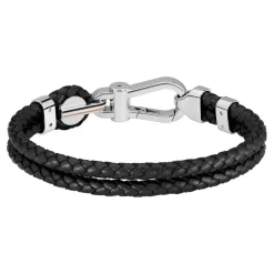 Boss Bijoux Bracelet<Bracelet Homme Ares Prime - 1580699M Acier, Cuir Noir