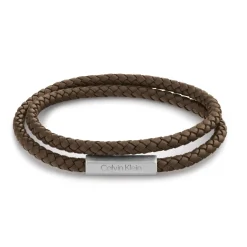 Calvin Klein Bijoux Bracelet<Bracelet Homme - 35000208 Cuir, Acier Marron