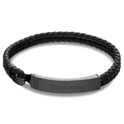 Calvin Klein Bijoux Bracelet<Bracelet Homme - 35000406 Cuir, Acier Noir