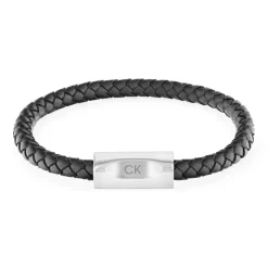 Calvin Klein Bijoux Bracelet<Bracelet Homme - 35000571 Cuir, Acier Noir