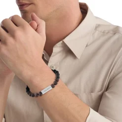 Calvin Klein Bijoux Bracelet<Bracelet Homme - 35000426 Acier Noir, Marron