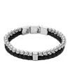 Fossil Bijoux Bracelet<Bracelet Homme Acier Classique Jewelry - JF04855040 Acier inoxydable