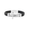 G-Force Bijoux Bracelet<Bracelet Homme BGFBR0006S - Acier Argent