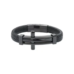 G-Force Bijoux Bracelet<Bracelet Homme BGFBR0005S - Acier Noir