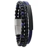 Jourdan Bracelet<Bracelet Homme Hercule - JH250040B Cuir