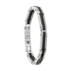 Jourdan Bracelet<Bracelet Homme JH110011B - EL CASTILLO - Acier Argent