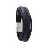 Jourdan Bracelet<Bracelet Homme RC032H - BYRON - Cuir noir