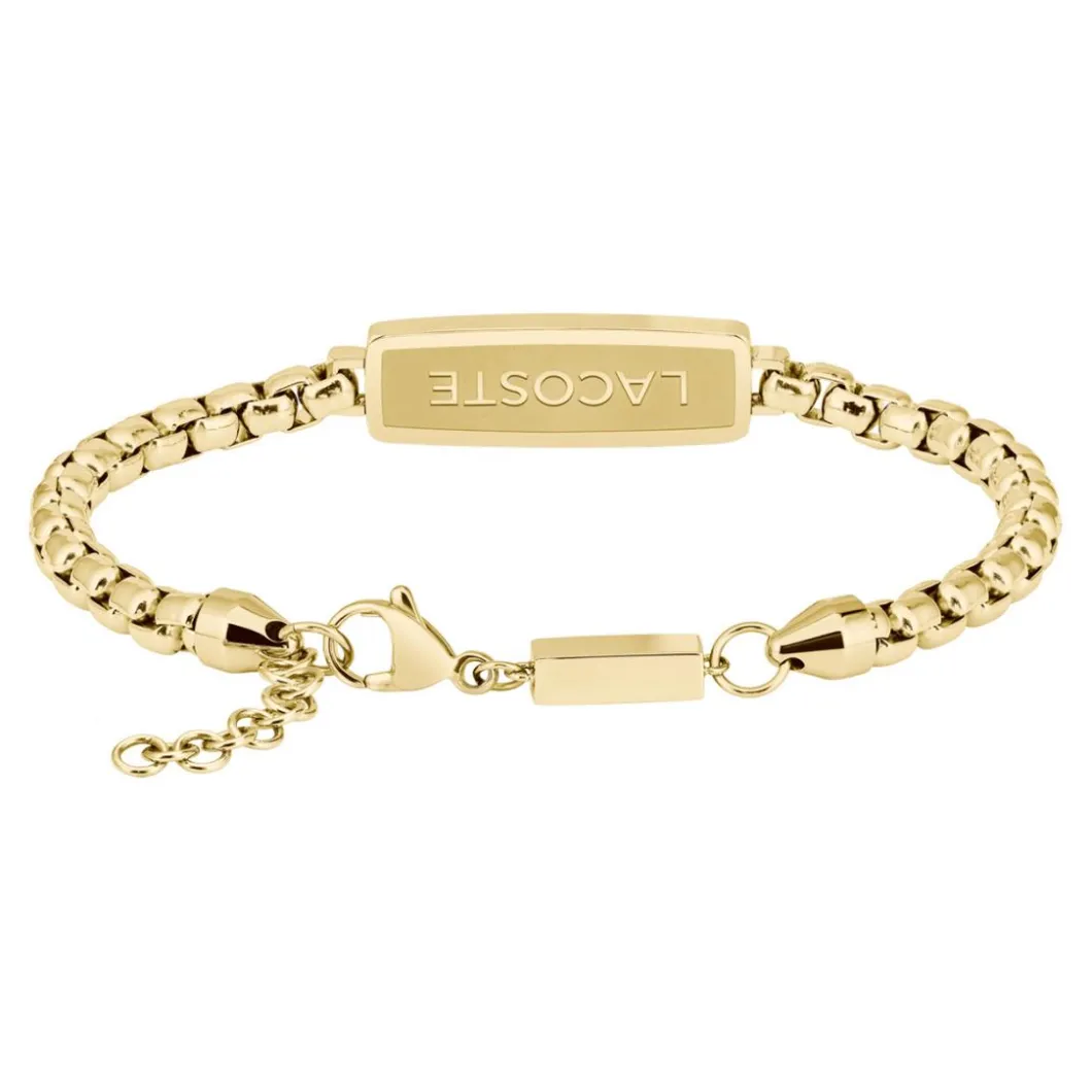 Lacoste Bracelet<Bracelet Homme District - 2040539 Acier Doré
