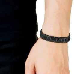 Lacoste Bracelet<Bracelet Homme Metropole - 2040119 Acier Noir