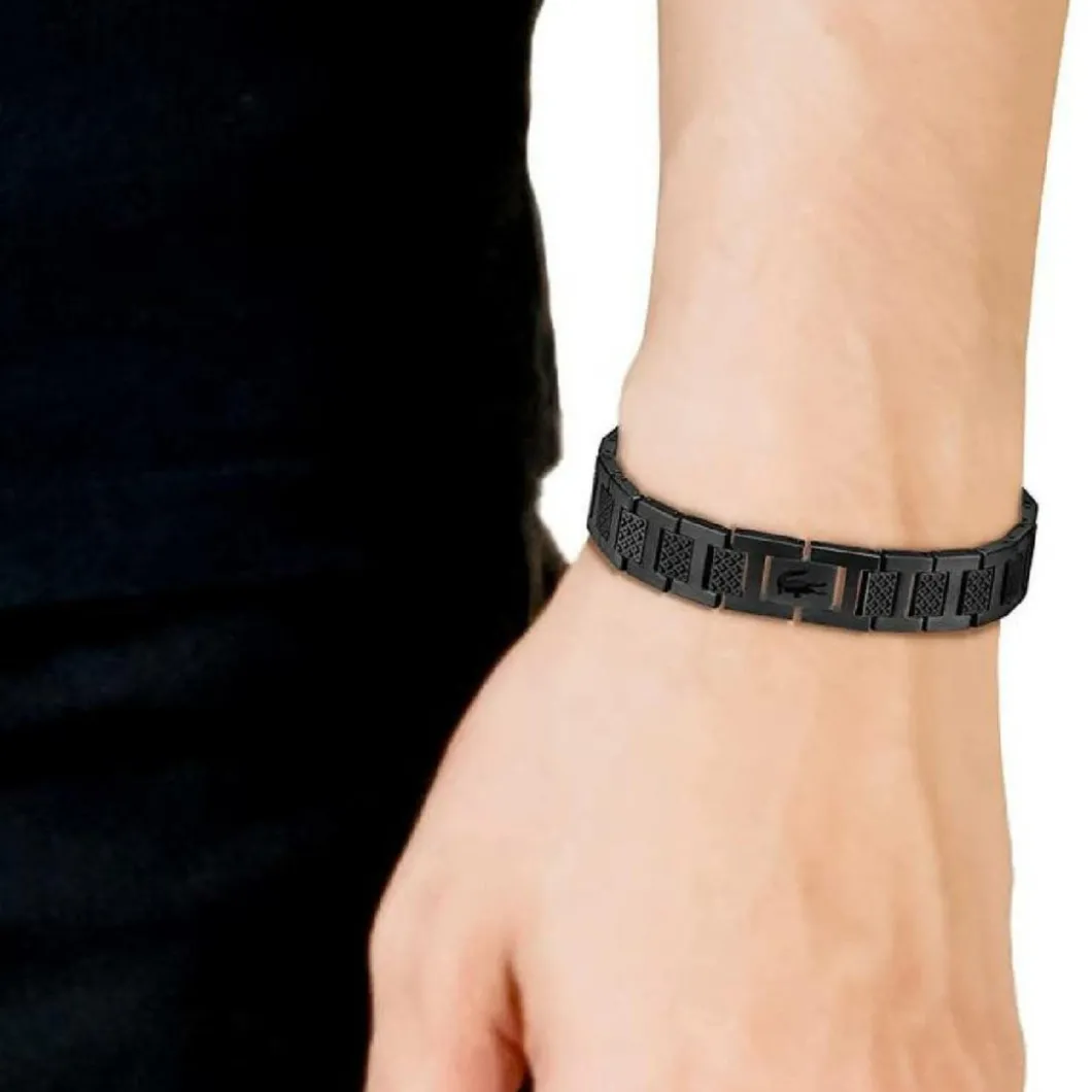 Lacoste Bracelet<Bracelet Homme Metropole - 2040119 Acier Noir