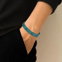 Lacoste Bracelet<Bracelet Homme Metropole - 2040420 Acier Vert