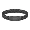 Lacoste Bracelet<Bracelet Homme Rokel - 2040285 Cuir Noir