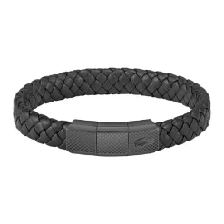 Lacoste Bracelet<Bracelet Homme Rokel - 2040285 Cuir Noir