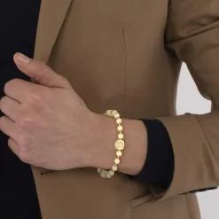 Lacoste Bracelet<Bracelet Homme Vigor - 2040409 Acier Doré