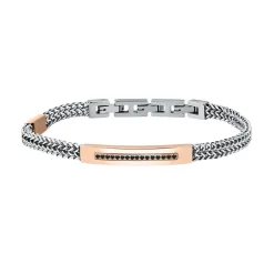 Morellato Bracelet<Bracelet Homme Bijoux Acier Argent SATX11