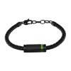 Pierre Lannier Bijoux Bracelet<Bracelet Homme - BJ40A1571 Cuir Vert