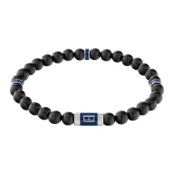Tommy Hilfiger Bijoux Bracelet<Bracelet Homme Tommy Hilfiger Beaded - 2790323 Acier, Bois Noir