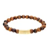 Tommy Hilfiger Bijoux Bracelet<Bracelet Homme Tommy Hilfiger Beads - 2790582 Acier Doré, Marron Ajustable Circonference Interieure : 180Mm