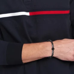 Tommy Hilfiger Bijoux Bracelet<Bracelet Homme Tommy Hilfiger Th85 Carbon - 2790625 Acier NOIR