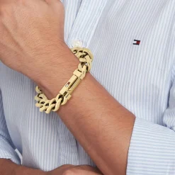 Tommy Hilfiger Bijoux Bracelet<Bracelet Homme Tommy Hilfiger Wild - 2790638 Acier Doré