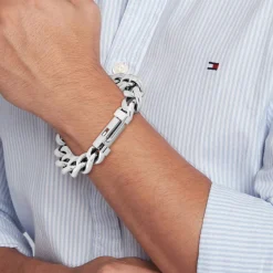 Tommy Hilfiger Bijoux Bracelet<Bracelet Homme Tommy Hilfiger Wild - 2790637 Acier Argent