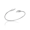 Maison de la Bijouterie Bracelets<Bracelet Jonc femme fantaisie plume Argent WYZ40Y56